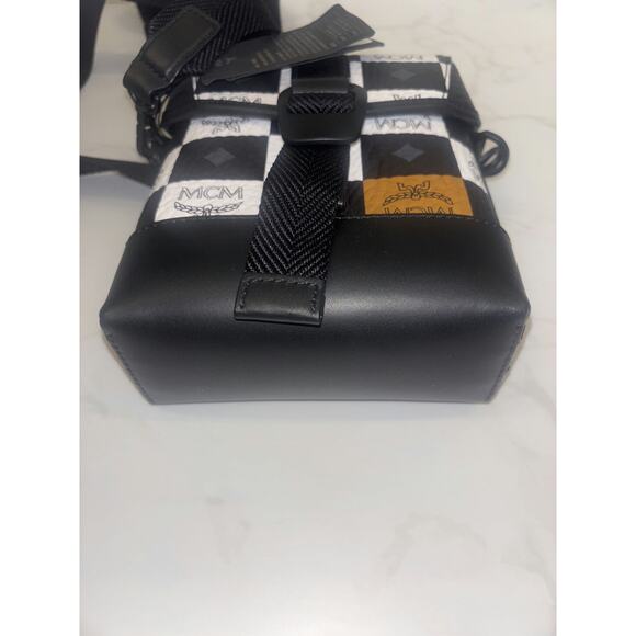 MCM Checkerboard Crossbody Bag - Picture 4 of 6